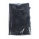 The cape on the seat "Alcantara" 140 x 52 cm, black with a blue line