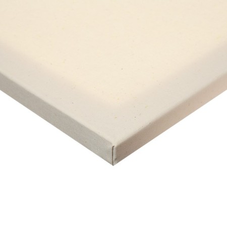 Canvas on the subframe, cotton 100%, 60 x 50 x 2 cm, acrylic soil, fine -grained, 280 g/m²-2
