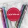 Set of metal tubes with brush Color, 21 cm, 4 pcs