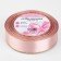Satsis tape "Golden threads", 25 mm × 23 ± 1 m, color pink gold No. 107