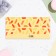 Money envelope "Thank you!" yellow patterns, 16.5x8 cm