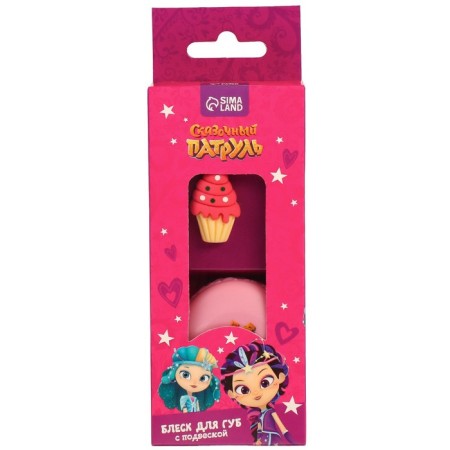Bloss for children's lips with a suspension, taste vanilla, 10 grams "Girlfriends", Fairytale patrol-1