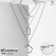 Pendant "Chain" frame with a ring, color silver, l = 52 cm