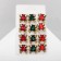 Brooch "Frog" glass, color mix (indivisible packing 12 pcs., Price per pcs.)