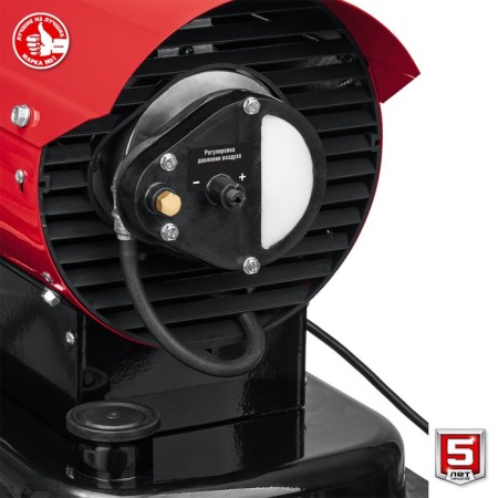 Diesel thermal cannon of bison dp-k8-20, 220 V, 20,000 watts, 300 m3/h, direct heating-7