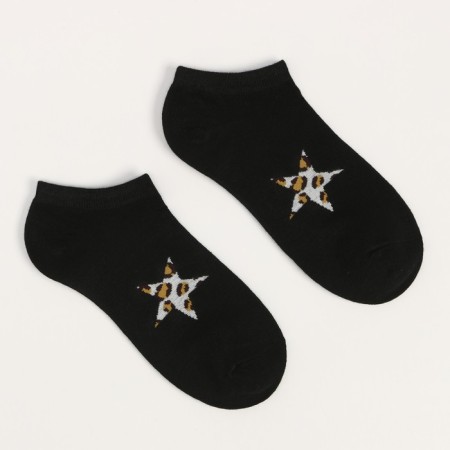 Women's socks "stars", color mix, size 36-40-6