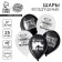 Latex ball 12 "Real man", compliments for him, 1 tbsp., 25 pcs.
