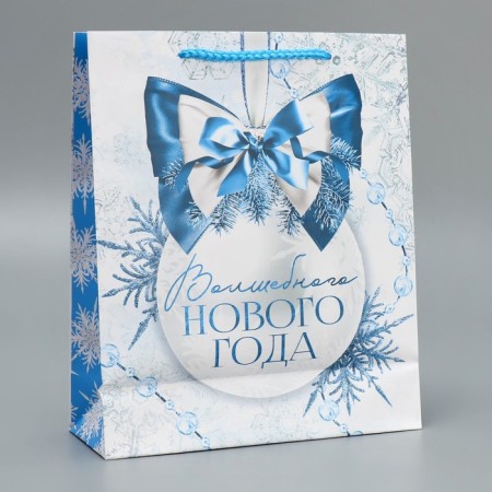 Laminated vertical "Snow History", ML 21 x 25 x 8 cm, New Year-3
