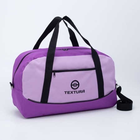 Women's sports bag, textura, average size, purple color/lavender