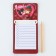 Magnet with a record for recording and pencil “I love you”, 7 x 14.4 cm