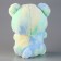 Soft toy "Bear" with beads, 30 cm, green