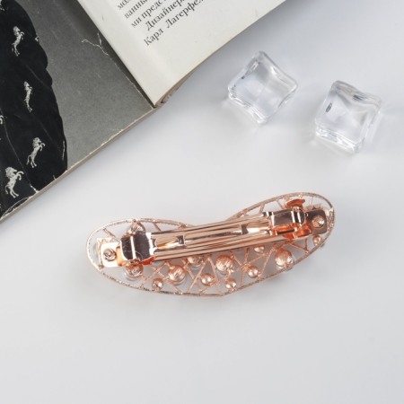 Hair hairpin "Militsa" heart, 8 cm-1
