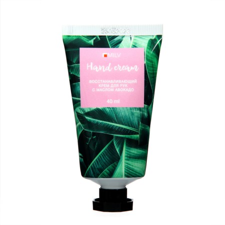 Hand cream with avocado oil restoring MILV watermelon, 40 ml