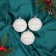 Set of balls plastic D-8 cm, 3 pcs "tenderness" white