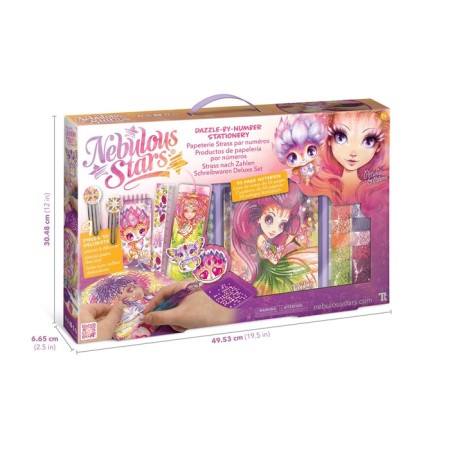 A gift set for decorating with rhinestones by numbers Nebulous Stars Petulia "Flying Stars"-5