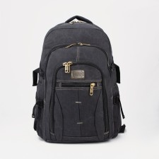 Tourist backpack, 60 l, lightning department, external pocket, black color