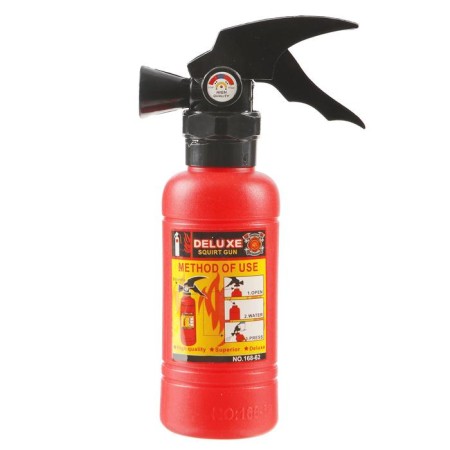 Firefighter's game fire extinguisher