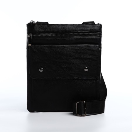 Male bag, terra dever, black color-1