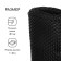 Garden grid, 1 × 20 m, rhombus cell 15 × 15 mm, plastic, black, Greengo