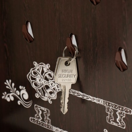 Key closed "Key" 26.5x31.5 cm nut-3