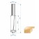 Clesteric Enkor Prof 46169, straight, on wood, d = 12 mm, 19 x 50.8 mm
