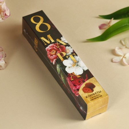 Gift sweets "March 8", with a banana filling, 60 g-4