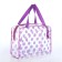 Lightning cosmetic bag, lilac color