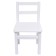 Children's chair, white color