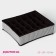 Organizer for storing linen Villy, 24 cells, 35 × 30 × 10 cm, white-brown color