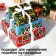 New Year. Set of packaging paper, 70 × 100 cm, 3 sheets, cheburashka
