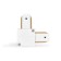 Single -phase angular connector for connecting track tire pipelines GL7070 WH White