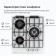 Hon surface Delvento V45H35C001, Gas, 3 burners, white