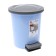 Garbage bucket with pedal, 6 l, color mix