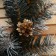 Wreath "Winter Fairy Tale (with gold cones) 45 cm