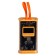 External battery CRR-30, 10,000 mAh, 2USB, 3A, display, QC, Cablepy-C+Lightning, yellow
