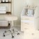 Chair for the master Vilano, white color
