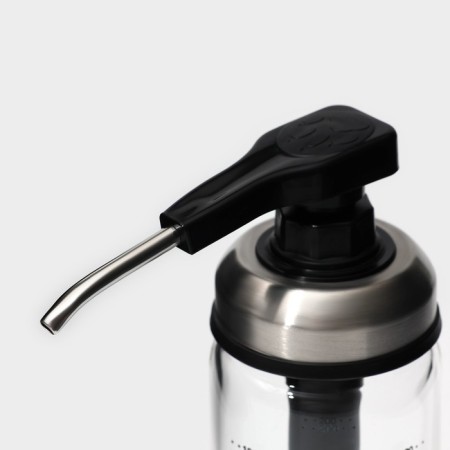 Glass dispenser for oil with a measuring scale Magistro Mist, 200 ml, 5.5 × 17.5 cm-5