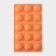 Silicone form for baking "Flowers. Chrysanthemum ", 29 × 17 × 2 cm, 15 cells, orange color