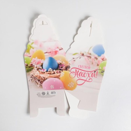 Confectionery box, packaging, “Light Easter”, 17 x 17 x 26 cm 4601791-3