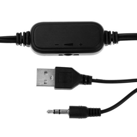 Computer speakers 2.0 Luazon ES-02, Jack 3.5, USB, 0.9 m, black and red-6