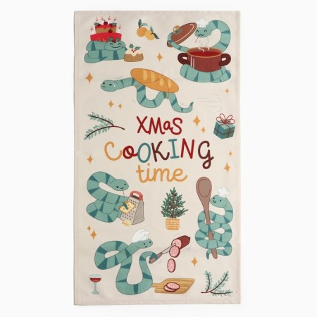Set in the bag Ethel Xmas Cooking: a towel 40x70 cm, baking molds - 3 pcs.-2