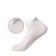 Male socks set, size is 25, 6 pairs, white color