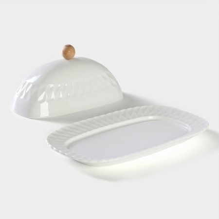 Porcelain shade, 20 × 13 × 9 cm, white color-2