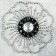Wall clock, series: openwork, "therapy", d-60 cm, dial-22 cm