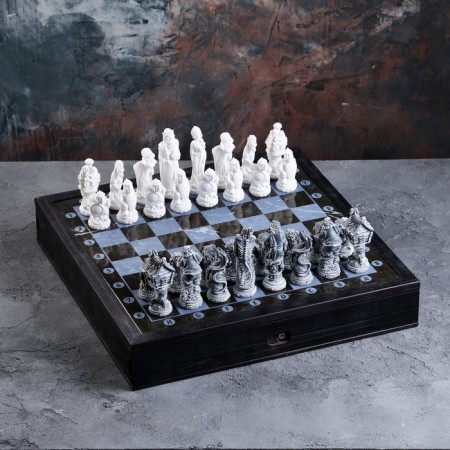 Chess "Russian Tales" 32pcs/11cm, included figures and board-14