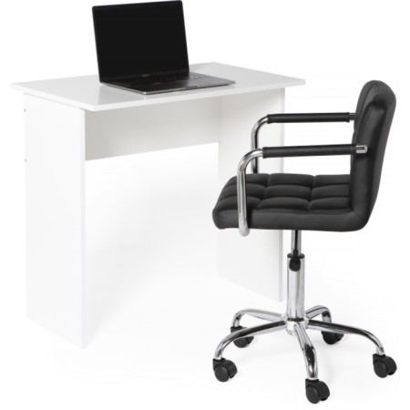 Компьютерный стол Kiwi ЛДСП, белый 80x48x75,5 см-4