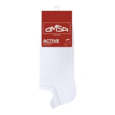 Носки мужские укороченные с фальшпяткой OMSA ACTIVE, размер 42-44, цвет bianco