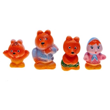 Set of rubber toys "Three Bear"