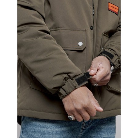 Male jacket, size 50, khaki color-14