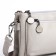 Bag Cross-Bodi with a zipper, gray color